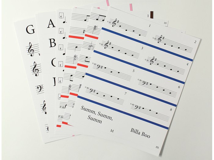 Music Makers: At the Keyboard Notation Game set 4