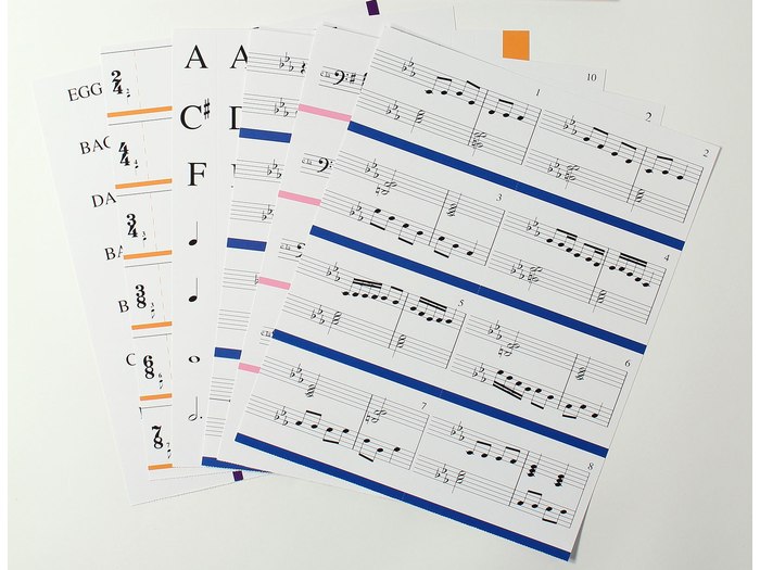 Music Makers: At the Keyboard Notation Game set 6