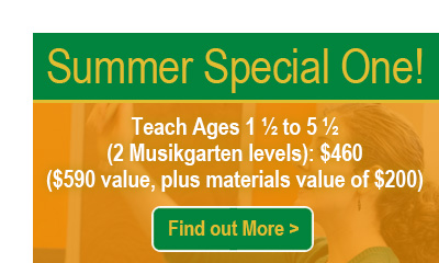 Musikgarten Summer Teacher Training Webinar Special 1