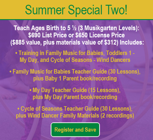 Musikgarten Summer Webinar Special Two
