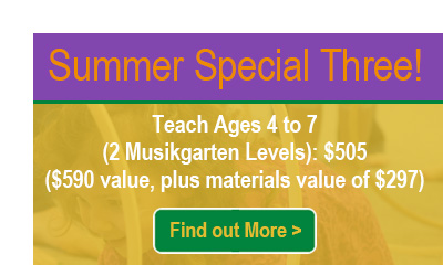 Musikgarten Summer Teacher Training Webinar Special 3