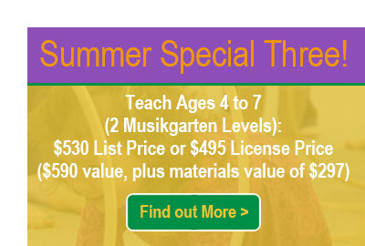 Musikgarten Summer Teacher Training Webinar Special 3