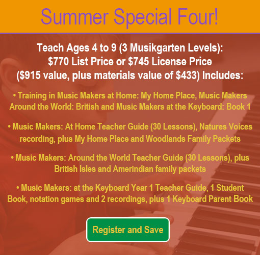 Musikgarten Summer Teacher Training Webinar Special 4