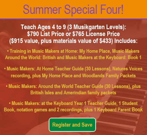 Musikgarten Summer Teacher Training Webinar Special 4